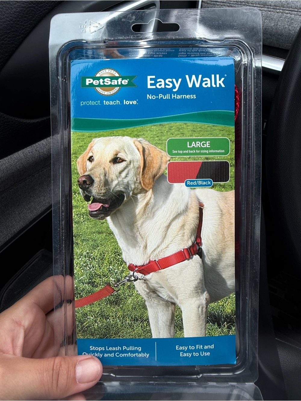 Pet safe easy walk red large